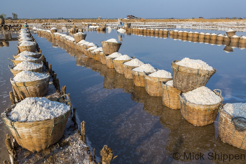 Salt fields, Udon Thani, Thailand