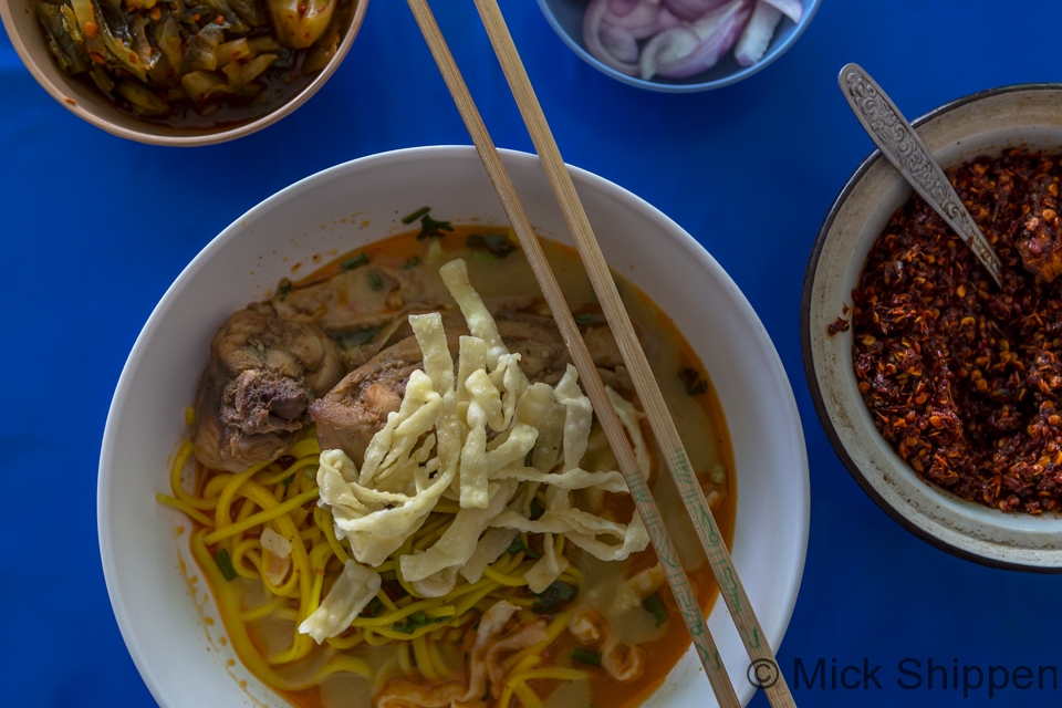 Khao soi,  Chiang Rai, Thailand