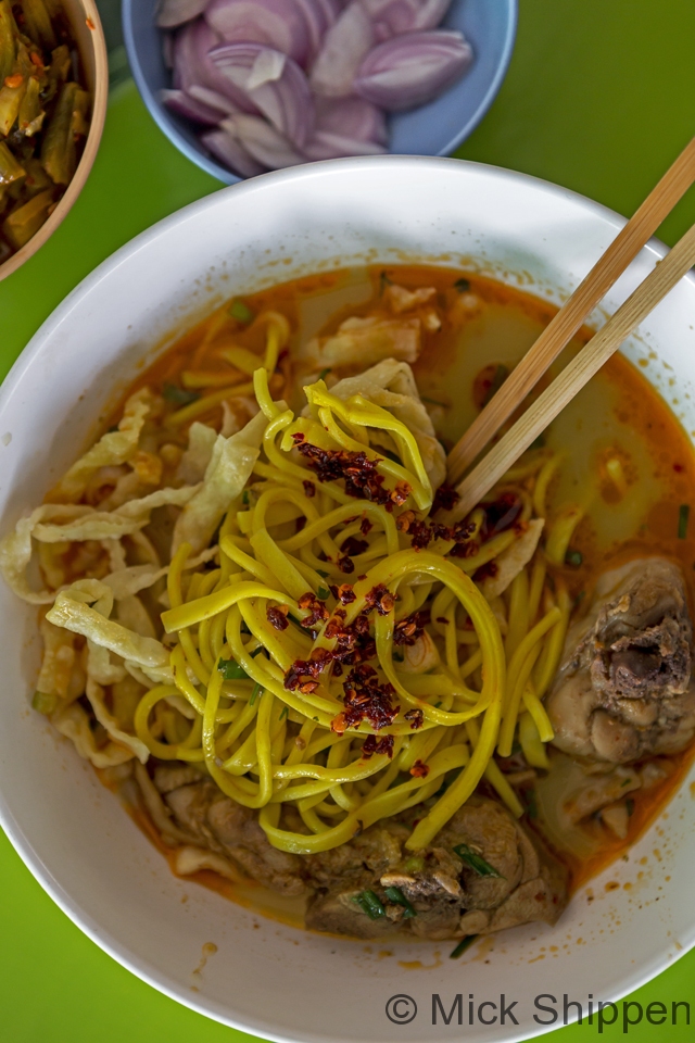 Khao soi,  Chiang Rai, Thailand