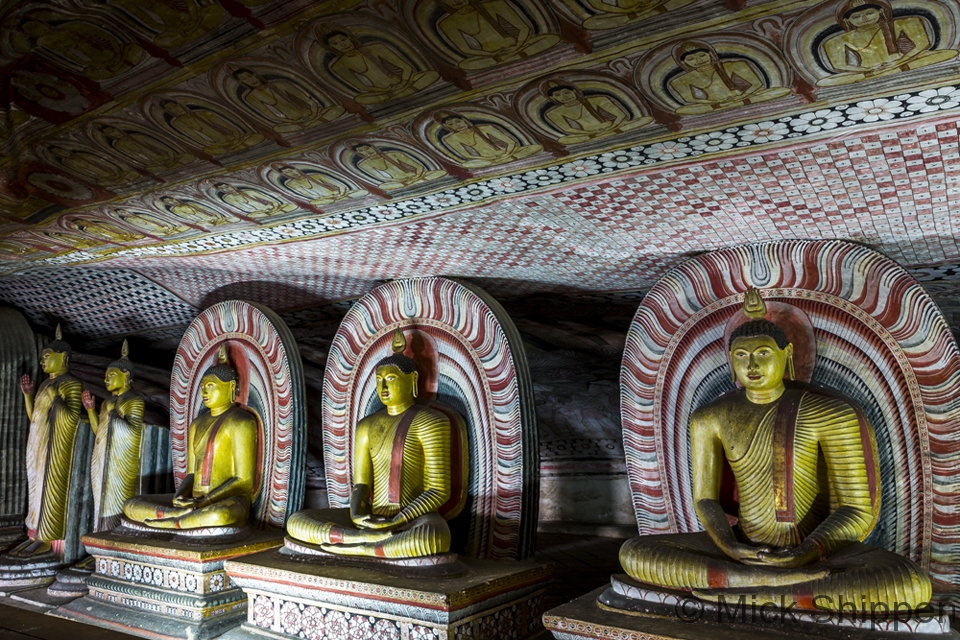 Dambulla cave temple, Sri Lanka