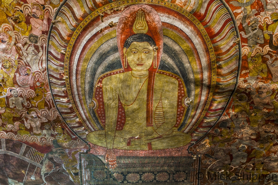 Dambulla cave temple, Sri Lanka