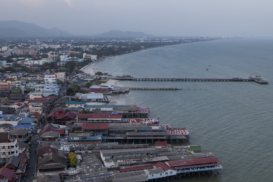 Hua Hin beachfront, Thailand.