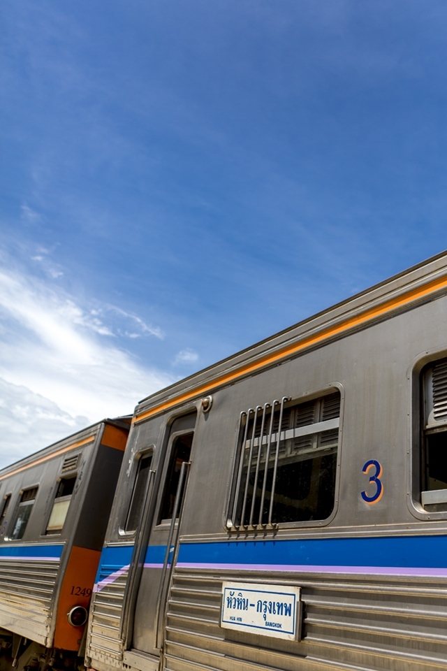 Train at Hua Hin Railway Station