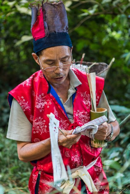 Hill tribe spirit ceremony, Chiang Rai, northern Thailand.