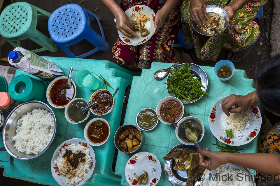 Street food, Yangon, Myanmar