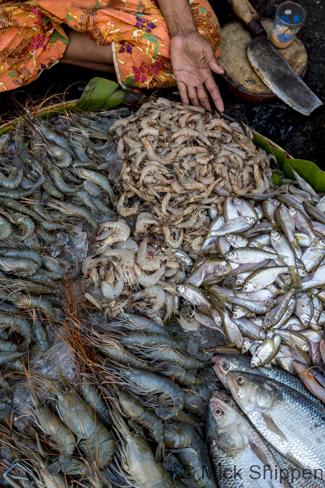 Street market scene, Yangon, Myanmar