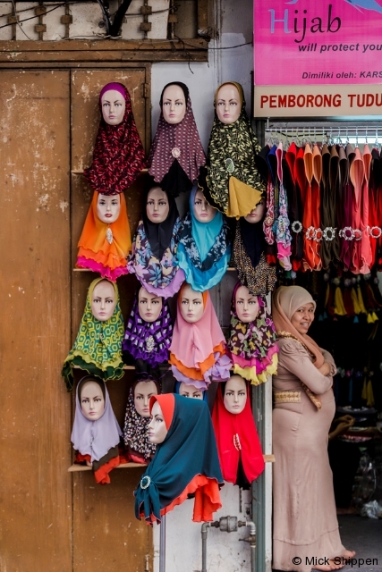 Shop dummies in Masjid India, Kuala Lumpur, Malaysia