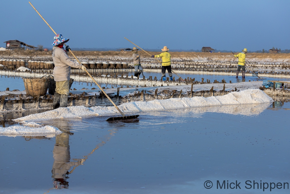 Rock salt farm, Udon Thani, northeast Thailand