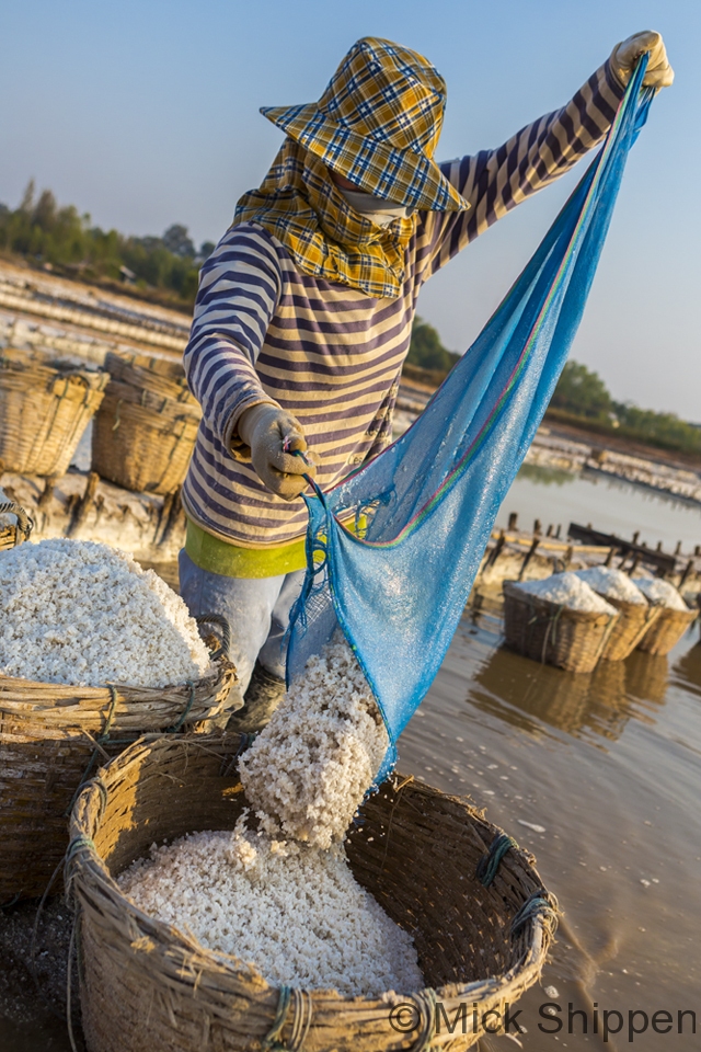 Rock salt farm, Udon Thani, northeast Thailand