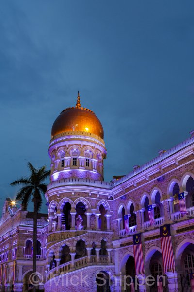 The heritage building that houses the National Textile Museum in Kuala Lumpur, Malaysia